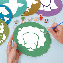 Laden Sie das Bild in den Galerie-Viewer, Malen nach Zahlen 20 cm Tischsets (12 Stück) - Tierkreiszeichen Serie 1