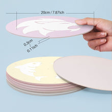 Laden Sie das Bild in den Galerie-Viewer, Malen nach Zahlen 20 cm Tischsets (12 Stück) - Tierkreiszeichen Serie 2