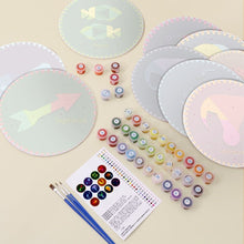 Laden Sie das Bild in den Galerie-Viewer, Malen nach Zahlen 20 cm Tischsets (12 Stück) - Tierkreiszeichen Serie 3
