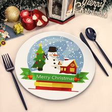 Laden Sie das Bild in den Galerie-Viewer, Malen nach Zahlen 20 cm Tischsets (4 Stück) - Weihnachtsmann und Schneelächeln