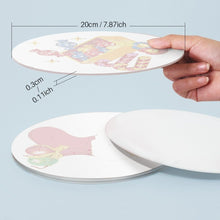 Laden Sie das Bild in den Galerie-Viewer, Malen nach Zahlen 20 cm Tischsets (4 Stück) - Schneemann Weihnachtsstern Geschenke