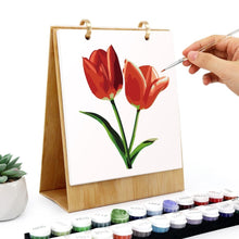 Laden Sie das Bild in den Galerie-Viewer, Malen nach Zahlen Kalender 2026 – Saisonale Blumen