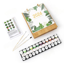 Laden Sie das Bild in den Galerie-Viewer, Malen nach Zahlen Kalender 2026 – Zimmerpflanzen im Topf