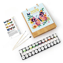 Laden Sie das Bild in den Galerie-Viewer, Malen nach Zahlen Kalender 2026 – Bunte Schmetterlinge