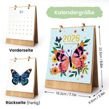 Laden Sie das Bild in den Galerie-Viewer, Malen nach Zahlen Kalender 2026 – Bunte Schmetterlinge