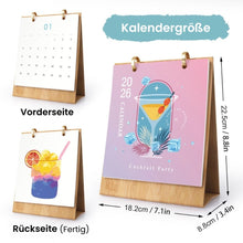 Laden Sie das Bild in den Galerie-Viewer, Malen nach Zahlen Kalender 2026 – Cocktailgetränke