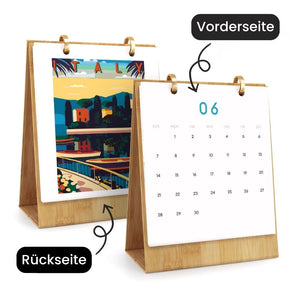 Malen nach Zahlen Kalender 2026 – Weltreise