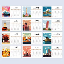 Laden Sie das Bild in den Galerie-Viewer, Malen nach Zahlen Kalender 2027 - Berühmte Wahrzeichen