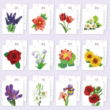 Laden Sie das Bild in den Galerie-Viewer, Malen nach Zahlen Kalender 2027 - Blumen der Saison