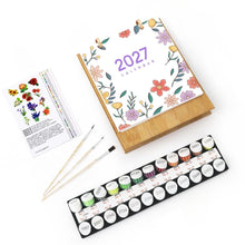 Laden Sie das Bild in den Galerie-Viewer, Malen nach Zahlen Kalender 2027 - Blumen der Saison