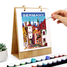 Laden Sie das Bild in den Galerie-Viewer, Malen nach Zahlen Kalender 2027 - Reisen um die Welt
