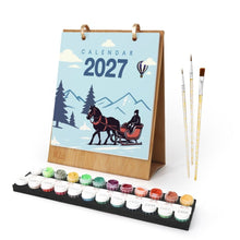Laden Sie das Bild in den Galerie-Viewer, Malen nach Zahlen Kalender 2027 - Unterwegs Figured'Art