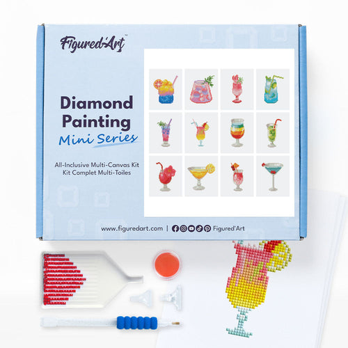 Mini Serie Diamond Painting - Cocktails