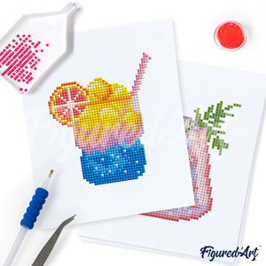 Mini Serie Diamond Painting - Cocktails
