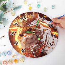 Laden Sie das Bild in den Galerie-Viewer, Malen nach Zahlen Uhr - Königliche Katze