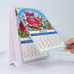 DIY Art Diamond Painting Tischkalender 2025