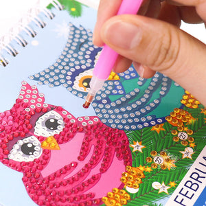 DIY Art Diamond Painting Tischkalender 2025