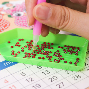 DIY Art Diamond Painting Tischkalender 2025