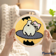 Laden Sie das Bild in den Galerie-Viewer, Punch Needle Verspielte Katze