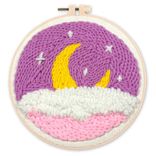 Laden Sie das Bild in den Galerie-Viewer, Punch Needle set Violetter Himmel