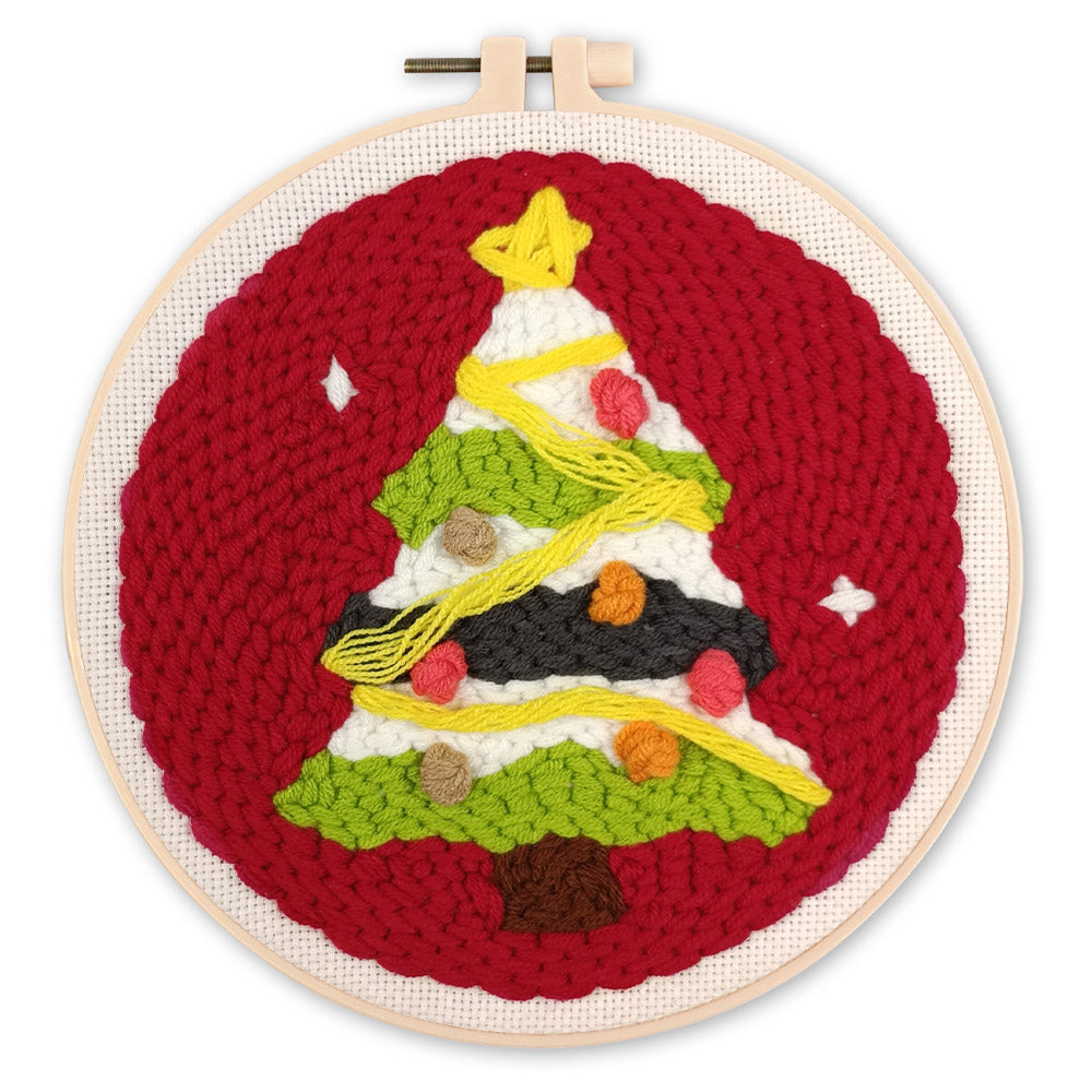 Punch Needle set Weihnachtsbaum 3