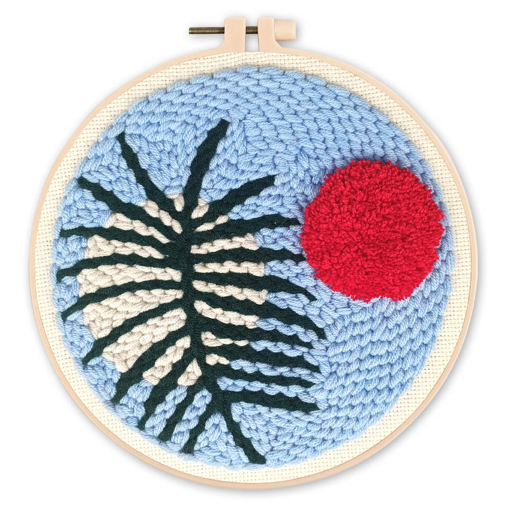 Punch Needle set Botanische Abstraktion 2