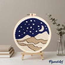 Laden Sie das Bild in den Galerie-Viewer, Punch Needle Wüstennacht