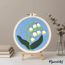 Laden Sie das Bild in den Galerie-Viewer, Punch Needle Maiglöckchen