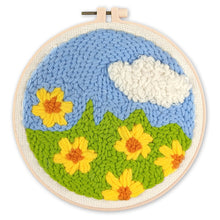Laden Sie das Bild in den Galerie-Viewer, Punch Needle set Blumenfeld