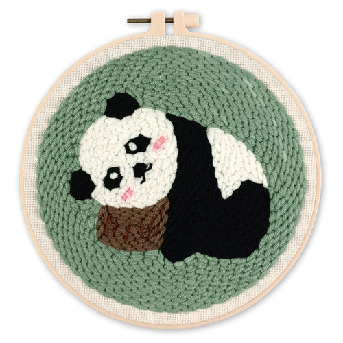 Punch Needle set Panda 1