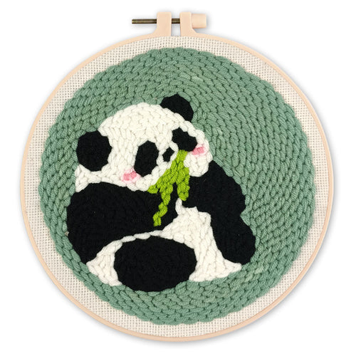 Punch Needle set Panda 2