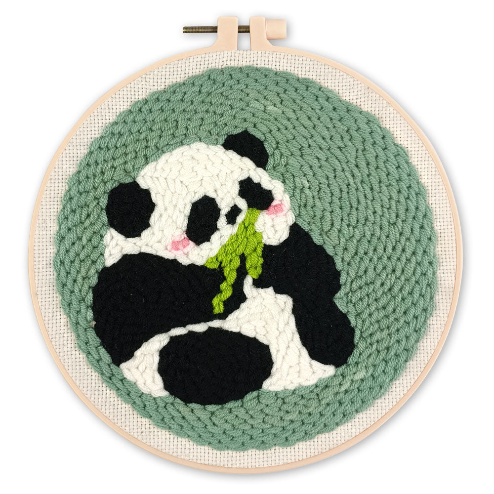 Punch Needle set Panda 2