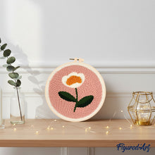 Laden Sie das Bild in den Galerie-Viewer, Punch Needle Gänseblümchen 2