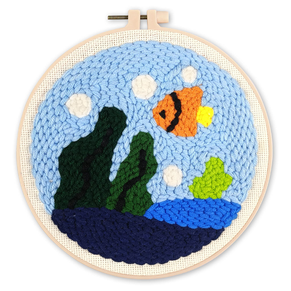 Punch Needle set Meeresleben