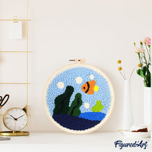 Laden Sie das Bild in den Galerie-Viewer, Punch Needle Meeresleben