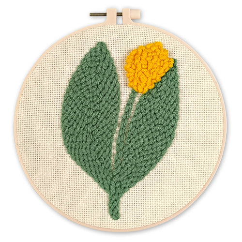 Punch Needle set Gelbe Tulpe