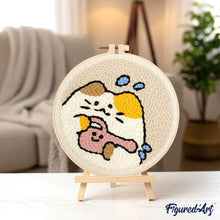 Laden Sie das Bild in den Galerie-Viewer, Punch Needle Gärtnerkatze