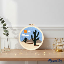 Laden Sie das Bild in den Galerie-Viewer, Punch Needle Wüstennachmittag