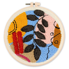 Laden Sie das Bild in den Galerie-Viewer, Punch Needle set Botanische Abstraktion 4