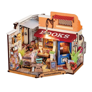 Miniaturhaus - Die Eckbibliothek