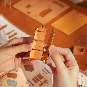 Miniaturhaus - Die Eckbibliothek