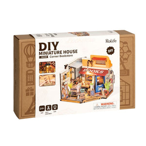 Miniaturhaus - Die Eckbibliothek