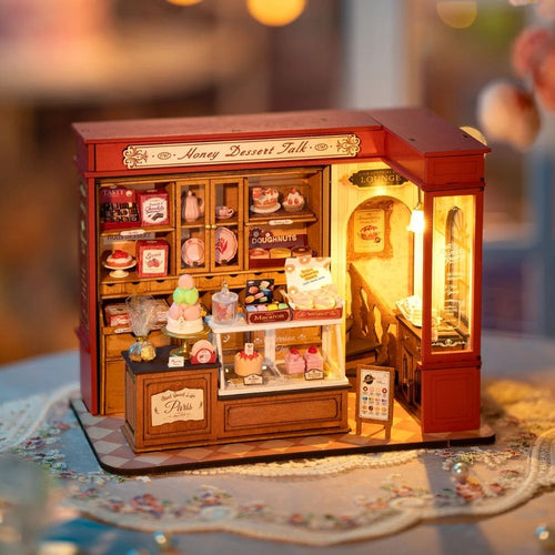 Miniaturhaus - Bäckerei Dessert mit Honig