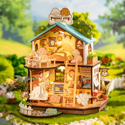 Miniaturhaus - Gemütliche Welpenvilla