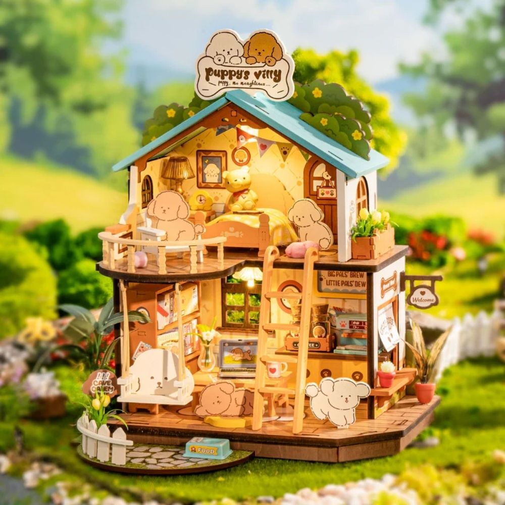 Miniaturhaus - Gemütliche Welpenvilla