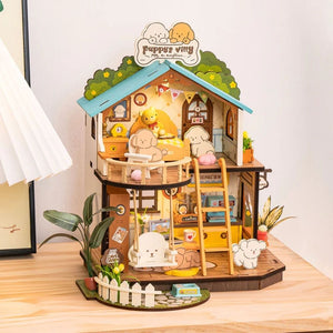 Miniaturhaus - Gemütliche Welpenvilla