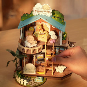Miniaturhaus - Gemütliche Welpenvilla