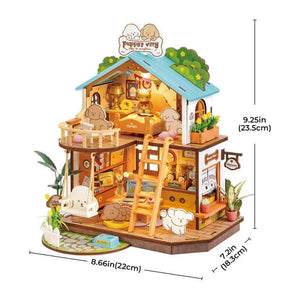 Miniaturhaus - Gemütliche Welpenvilla