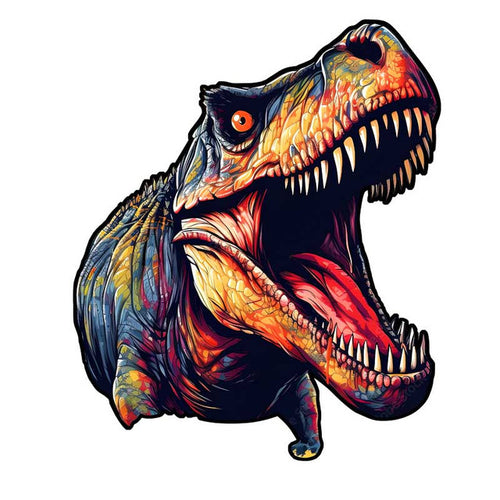2D Holzpuzzle – Dinosaurier