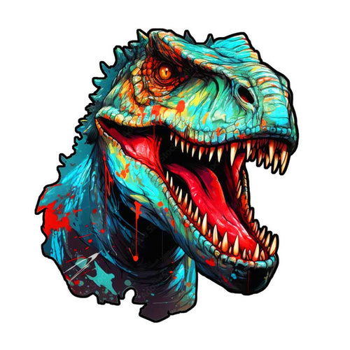 2D Holzpuzzle – Zyan Dinosaurier